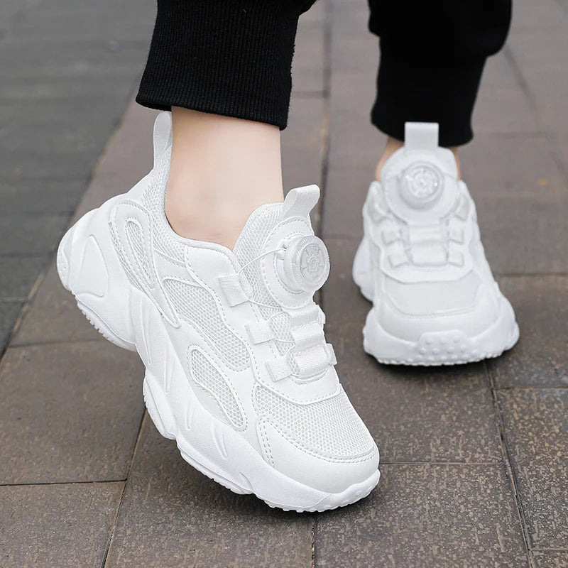 White Girls Sneaker Children Shoes New Spring Summer Platform Casual Sneaker Running Sports Tennis Kids Shoes for Girl.