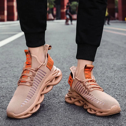 YRZL Men Shoes Sport Comfortable Sneakers Breathable Couple Running Shoes Women Tenis Sports Shoe White Walking Man Sneakers.