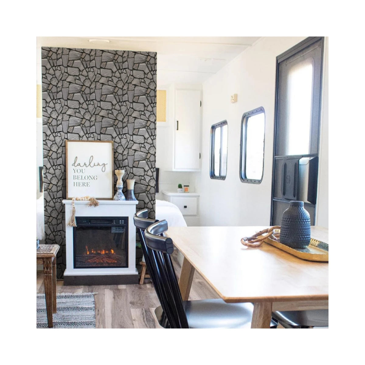 1/10pcs 3D Faux Stone Peel and Stick Wall Panel Self Adhesive Kitchen Tile Backsplash 3D Wall Sticker Tile Sticker 30cm x 30 cm