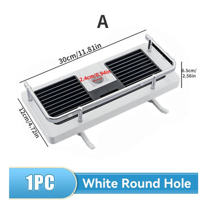 Dusche Lagerung Halter Bad Regal Pole Regale Shampoo Tablett Stehen Kein Bohren Hebe Stange Dusche Kopf Halter Rack Organizer