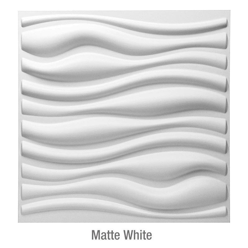 12pcs 30cm Decorative 3D Wall Panel wave Diamond Design Not self-adhesive plastic tiles 3D wall sticker room Bathroom wall paper