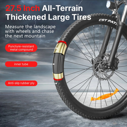 HUANCI Q5 electric bike 2000W electric bikes 27.5 Inch Electric bicycle  48V 20AH  electric e bike Mountain adults ebike fatbike