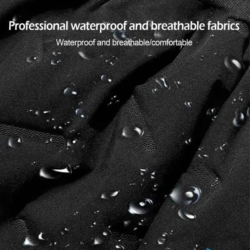 Men's Winter Sweatpants Plush Thick Fleece Lambswool Thermal Casual Waterproof Windproof Warm Cotton Trousers.