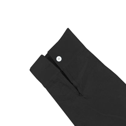 2025 Cross-border American Four Seasons Linen Men's Casual Suit Loose Long Sleeve Pants Shirt Suit Men's