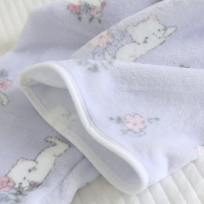 2025 New Winter Women's Pajama Set with Thickened Fleece and Flannel Warm Head Cartoon Comfortable Home Clothing Set Pijama