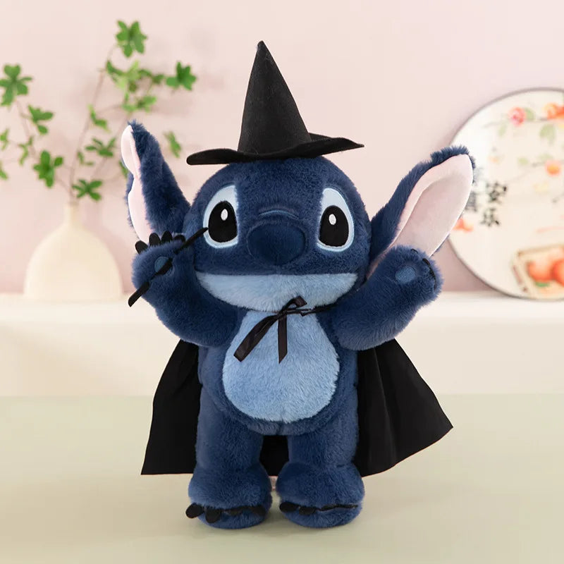 40CM Lilo and Stitch Xmas Disney Plush Toys Cartoon Anime Stuffed Kawaii Halloween Soft Stich Doll Plushie Kids Birthday Gifts.