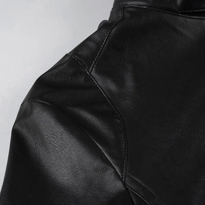 AltGoth Harajuku Streetwear Pu Leder Jacke Mall Gothic Cyber Punk Rollkragen Crop Mäntel Hipster Dark Grunge Rave Outfit Femme