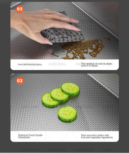 Original-Finish, spülmaschinenkompatibles SUS304-Edelstahl-Küchenspüle mit großer Einzelschüssel und Unterbau