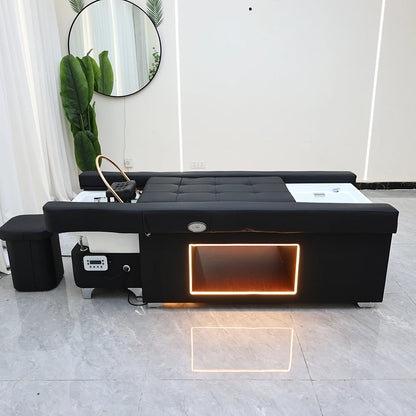 XinSheng 2025 Head SPA Massagebett, Shampoo-Betten mit Wasserzirkulation und Begasung, Massagetisch, Friseursalonmöbel