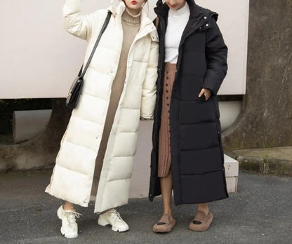 Herbst/Winter Neue Mode Lange Ärmeln Mit Kapuze Zipper Einfarbig Slim Fit Lange Version Jacke Für Frauen, 4 farben.