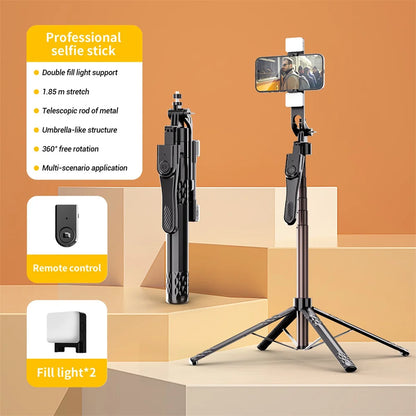 FGCLSY new 360° Rotation Gimbal Stabilizer ,Selfie Stick Tripod for Smartphone Camera With Bluetooth shutter Stabilizer for Live.