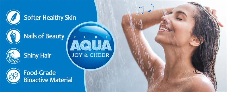 Briskspring Shower Water Filter Purifier To Remove Chlorine Heavy Metals With Time Reminder Shower Head  filter for hard water.