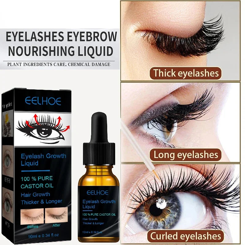 7Days Eyelash Fast Grow Serum Lengthen Thicken Natural Curl Enlargement Voluminous Eyelash Growth Natural Eyelashes Growth Serum.