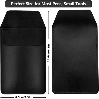 Leder Stift halter Stifte Taschen schutz Stift halter Organizer Beutel Stift hülle für Hemd Labor kittel Hose Zeiger Bleistift Notizen Karte.