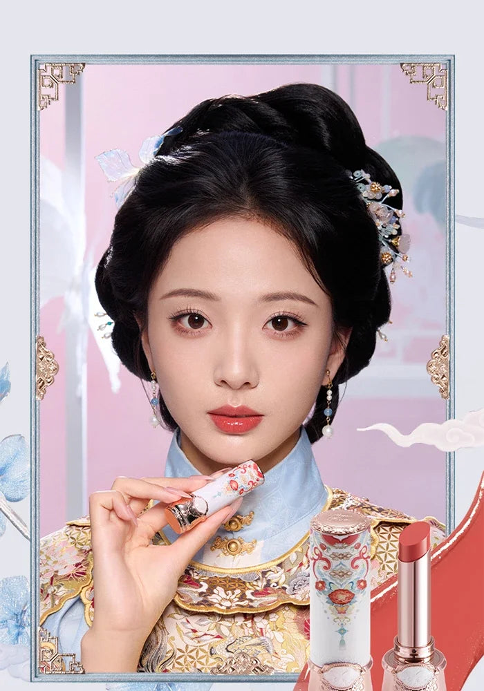 Flower Knows Butterfly Cloud Collar Collection Cosmetics Water Non Stick Cup Lipstick Lght Film-forming Solid Lip Gloss Makeup