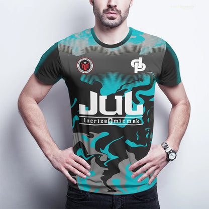 New Summer Maillot JUL Jersey Tchikita Youth Breathable Quick Dry Training Football T-shirt Men and Women Fashion Sports Tees.