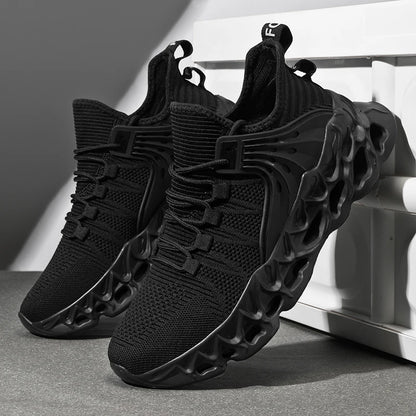 YRZL Men's Athletic Mesh Sneakers Lightweight Comfortable Running Shoes for Men Soft Sole Non Slip Casual Shoes Outdoor Walking.