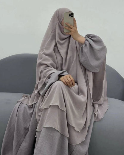 Modest Nursing Clothes for Muslim Women 2025 Elegant Arabic Muslim Dress Eid Dubai Plain Nursing Abaya Fashion Turkey Solid Robe.