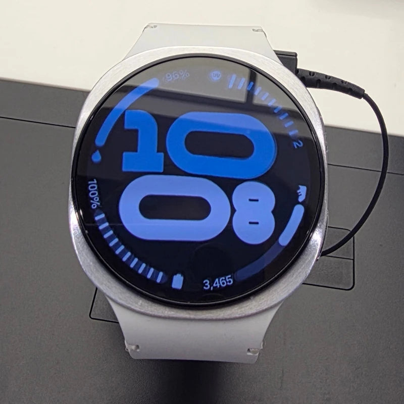 Samsung Galaxy Watch 8 new 2025 30-hour battery life with AOD on, supports wireless charging (charger included); Bluetooth 5.3,.