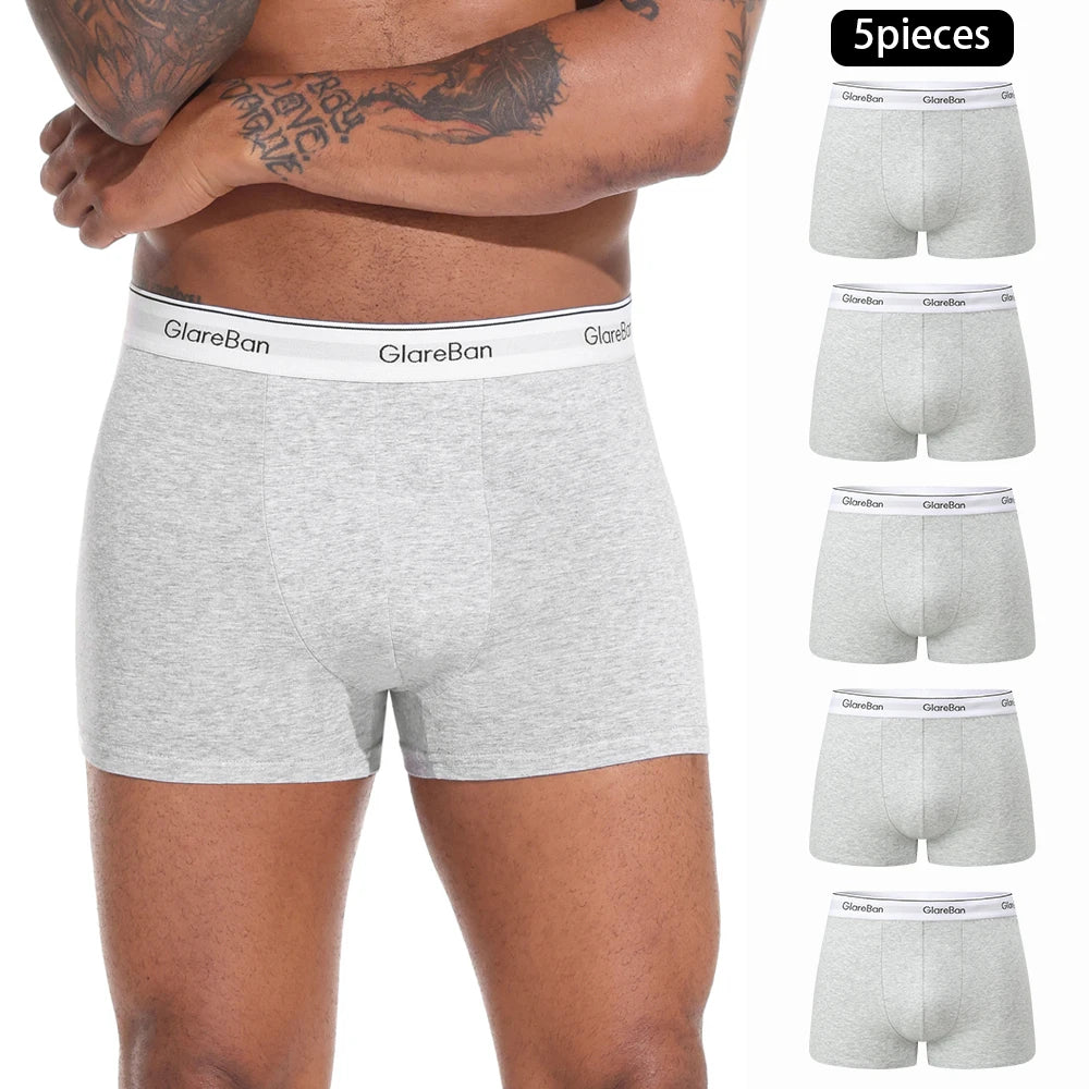 5 stücke Pack Baumwolle Boxer Briefs Männer shorts Höschen Unterwäsche Für Mann Marke Und Unterhosen Homme Luxus BoxerShorts Box Slip box