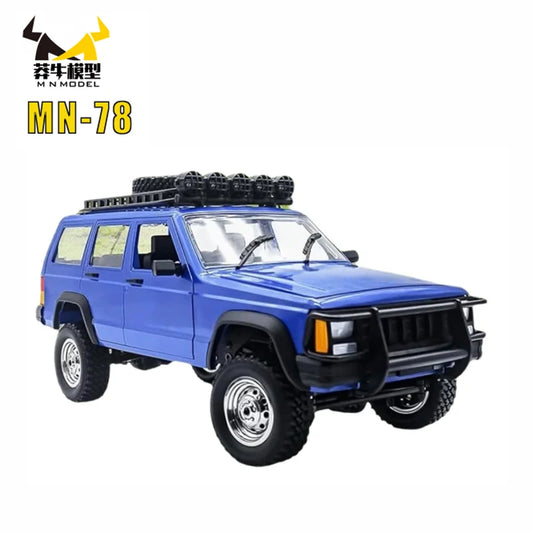 1:12 MN78 4WD Off-Road RC Car 2.4G Full Scale MN Model Cars RTR Version 280 Motor Real Proportional Copy Toy Remote Control Car.