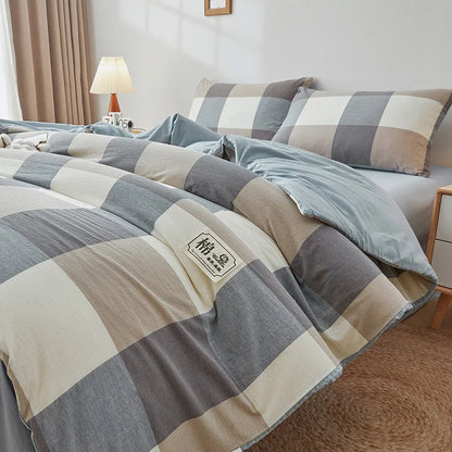nordic quilt cotton 100% double bed comforters winter comforters King size duvet 220x240 cm winter Plaid comforter queen single