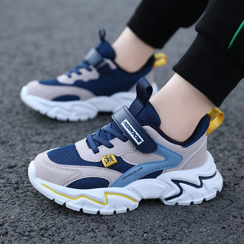 Girl's Fashion Sneakers Lovely Girls Sneaker Outdoor Breathable Mesh Flat Sport Shoes Kids Casual School Walking Shoe Antislip.