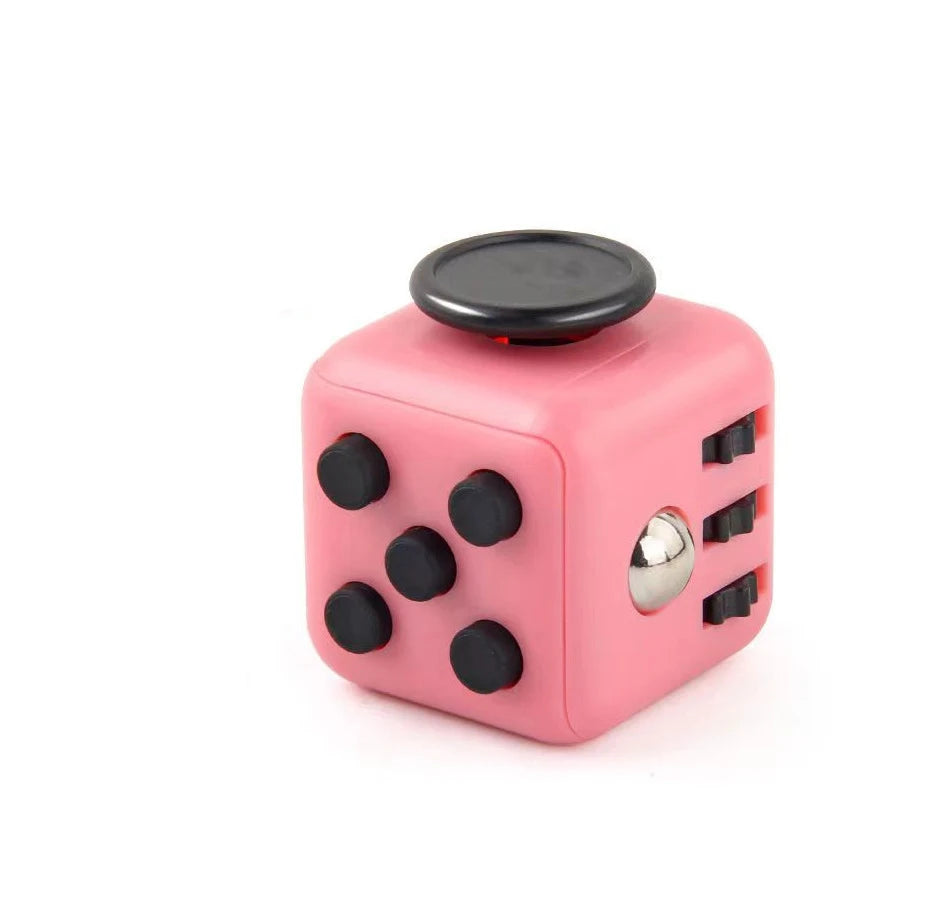 Solid Color Fidget Decompression Dice for Release Stress Autism Anxiety Relieve Adult Kids Stress Relief Anti-Stress Fingertip.