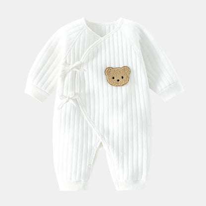 Jungen Mädchen Body Neugeborenen Winter Onesie Kleidung Baumwolle Kleinkind Hause Tragen 0-6M Verdickte Frühling und Herbst Kleidung