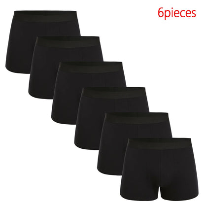 6 stücke Pack 2024 Männer Höschen Baumwolle Unterwäsche Männlich Marke Boxer Und Unterhose Für Homme Luxus Set Shorts Box Slip kit