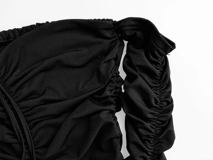 Arctic Cat Frauen Herbst Winter Verband Kleid Frauen 2022 Sexy Off Schulter Lange Hülse Dünne Elastische Bodycon Party Kleider Vestidos