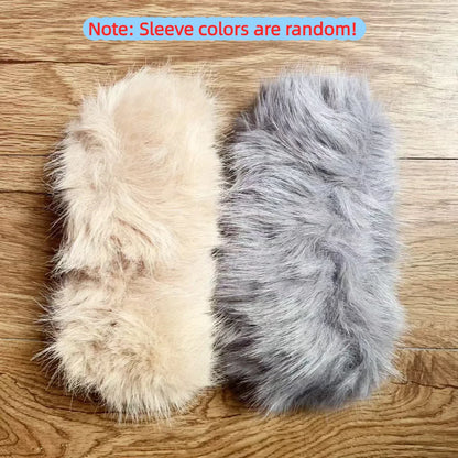 Damen Neue Herbst Und Winter Vielseitige Tweed Cape Mantel Gürtel Modelle Hochrangige Sinn für Fuchs Pelz Manschetten Mischungen Mantel für Frauen.