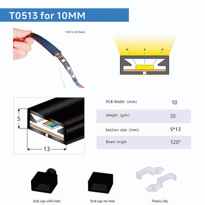 IP67 Waterproof Flexible LED Neon Silicone Light Tube for WS2812B WS2811 5050 RGB 5mm 8mm 10mm 12mm PCB Light Strip.