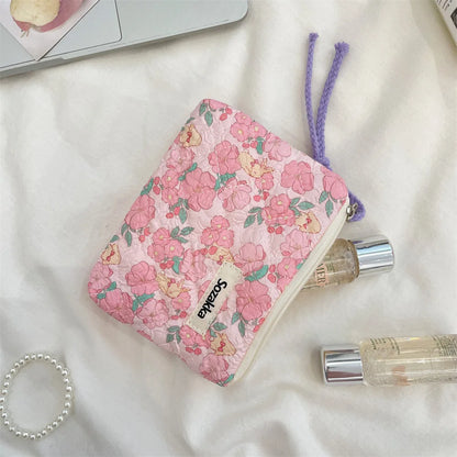 Cute Travel Cosmetic Lipstick Earphone Card Small Portable Storage Bag Purse Mini Makeup Handbags Pouch Organizer In Make Up Bag.