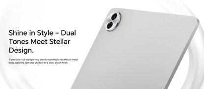 HONOR Pad 10 Tablet 8GB+256GB,12.1-inch 120Hz 2.5K(2560*1600) Display,Snapdragon 7 Gen 3 10100mAh Battery,MagicOS 9.0 (Android 15),8MP camera,WIFI 6,Bluetooth 5.3.