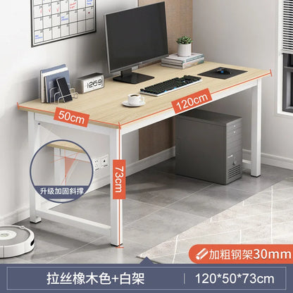 Hochwertiger, langlebiger Computertisch, Desktop-Tisch für Zuhause, Schlafzimmer, moderner, einfacher Mietisch, Studenten-Studientisch, langer Streifen