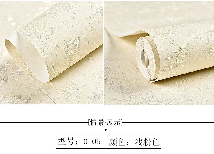 3D strukturierte solide Tapete Wanddekoration Schlafzimmer Wohnzimmer Home Decor Studie Ältere Zimmer Wandpapierrolle Nicht selbstklebend