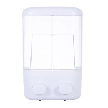 500/1000ML Wandmontierte Manuelle Presse Seife Shampoo Hotel Duschgel Behälter Flasche Einzel-/Doppelkopf Badezimmer Flüssigkeitsspender