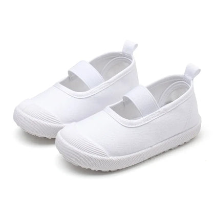 2025 New Spring Autumn Baby Girl Shoes Kids Canvas Shoes Children Casual Sneakers Candy Color Flowers For Girls Floral Prints.