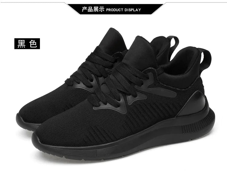 New Men Sneakers Elevator Shoes Height Increase Shoes for Men Mesh Breathable Height Increasing Shoes Man Increase Shoes 6-10CM