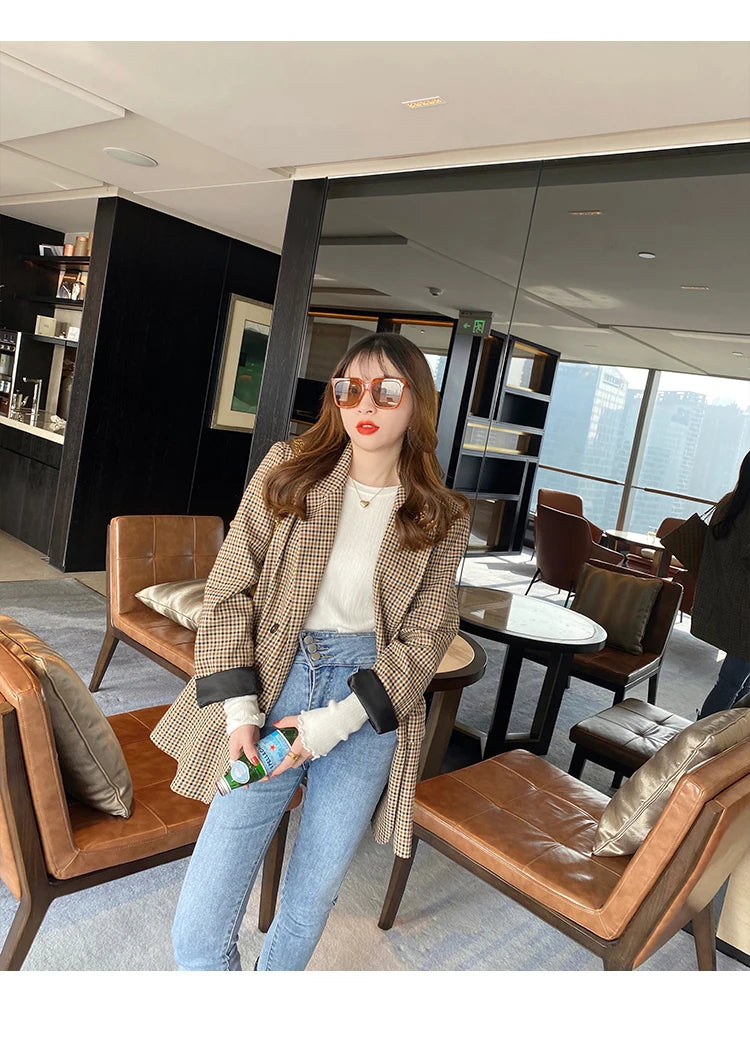 2025Oansatz Rippen Langarm Koreanische Dünne Weibliche Pullover Frauen Pullover Stricken Weiche Jumper Tops Geraffte Herbst Winter Tops.