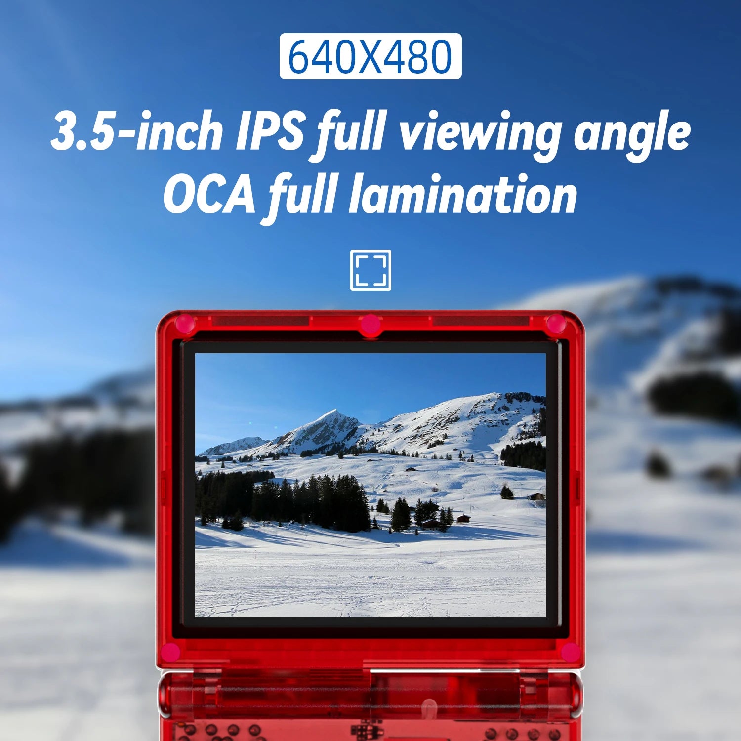 ANBERNIC NEW RG35XXSP Flip Handheld Game Console 3.5 Inch IPS Clamshell Video Gaming Console 64 Bit Linux System 64G Online Play.