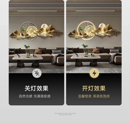 2025 Design Luxus Wanduhren Wohnzimmer Led Ästhetische Minimalistische Wand Uhr Stille Mode Nordic Horloge Murale Home Decorat