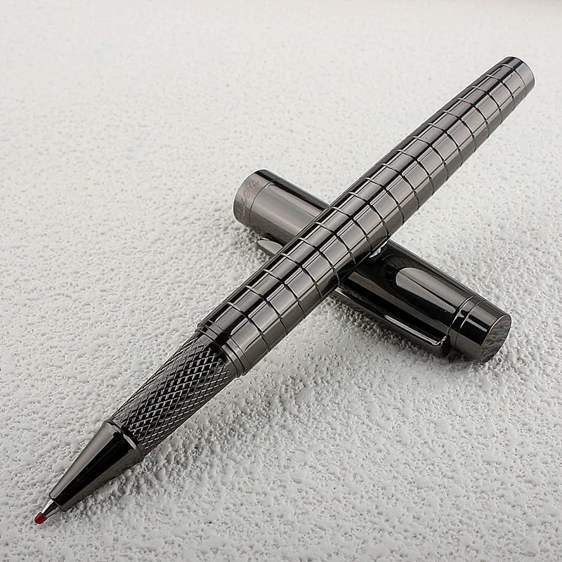 1 stücke MONTE MOUNT Kugelschreiber Retro Metall Gitter Tinte Elegantes Geschenk für Schreiben Schreibwaren Büro Schule Liefert Roller kugelschreiber.