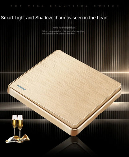 Gold 13A UK Stecker USB Steckdose, Haushalt elektrische licht schalter, universal 5 loch Dual Buchse mit USB Ladegerät, AC110-250V.