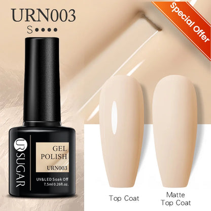 UR SUGAR 7/7.5ml Summer Blue Silver Gel Nail Polish Semi Permanent High Quality Soak Off UV LED Varnishes Nails Art Manicure