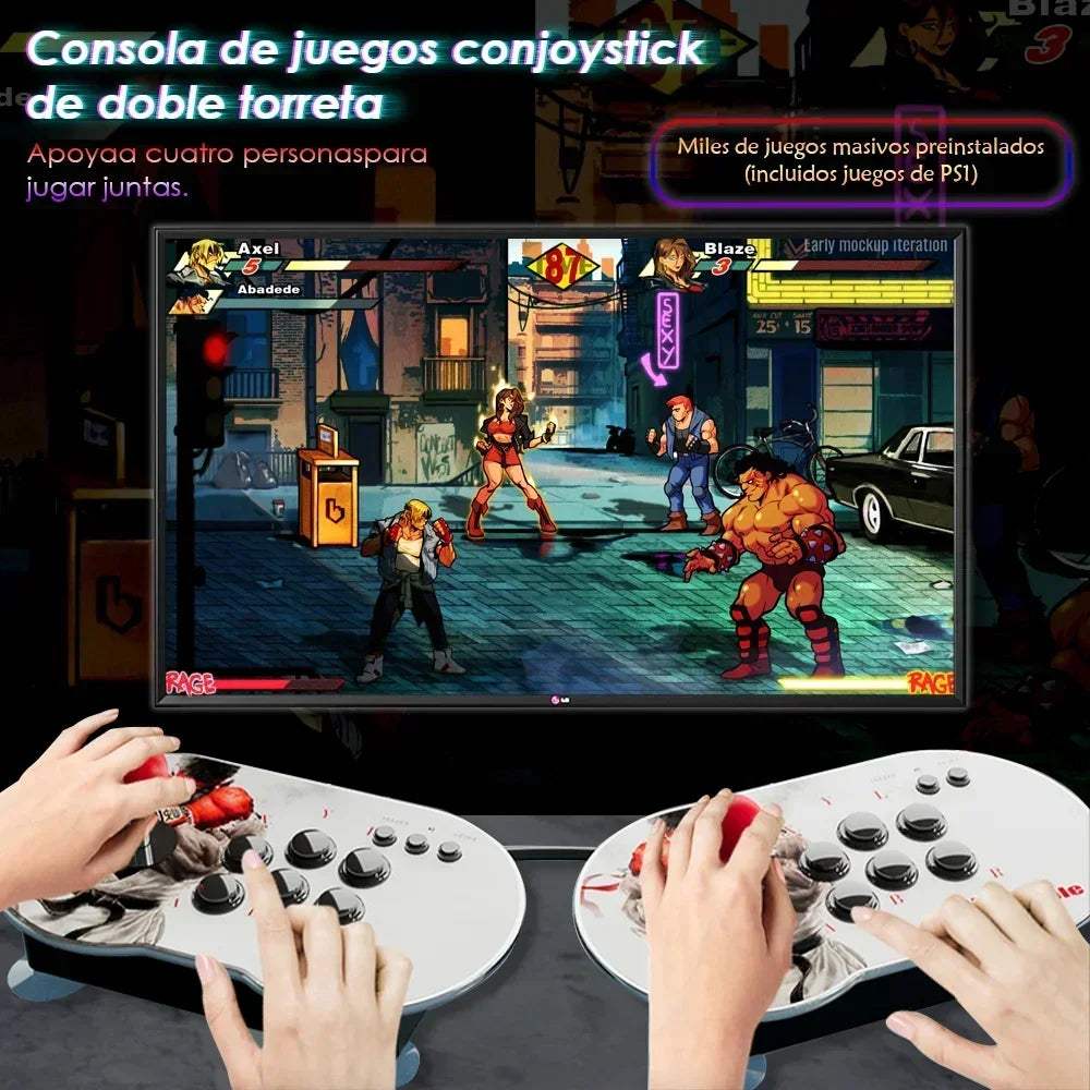 Retro Video Game Console Joystick MT6/M9  Retro Video Game PS1 Double Battle Wireless Controller Console Arcade Game,15000.