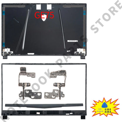 Laptop Housing Case For GE75 GP75 GL75 RAIDER/Leopard 8SG 9SE MS-17E3 17E7 17E9 New Back Cover Bezel Hinges PC Parts Replace.