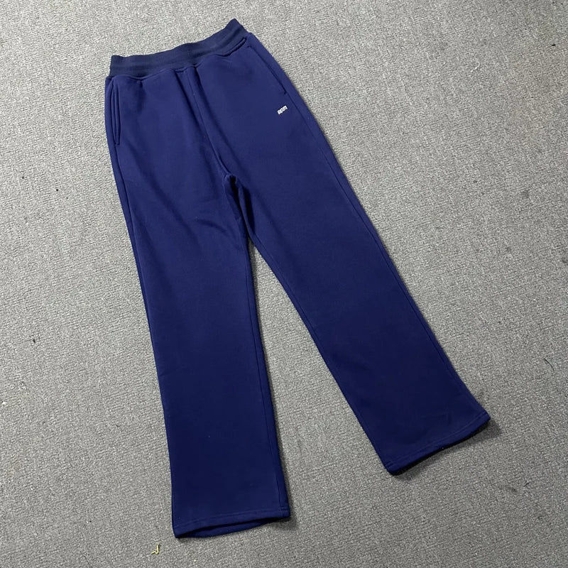 Real Photos Stock Men Women Clothing Trousers 6PM Sweatpants Daily Loose Street Hip Hop Embroidered Logo Casual Pants.