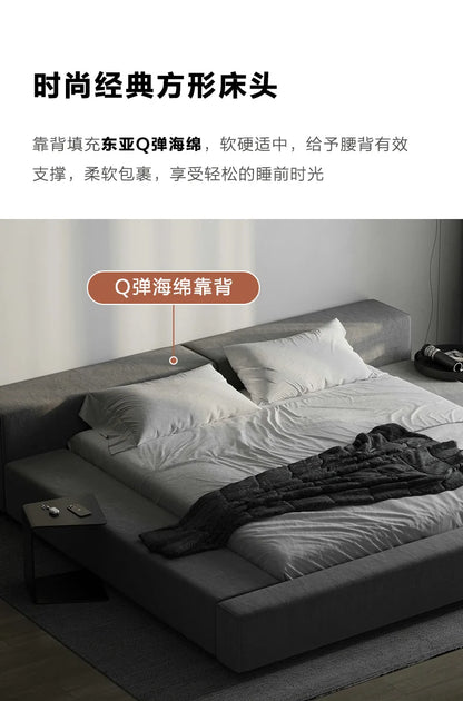 Rahmen Queen-Size-Betten Doppel Ästhetisch Schlafen King Bett Basis Kinder Cama De Lujo Para Dormitorio Möbel Dekoration